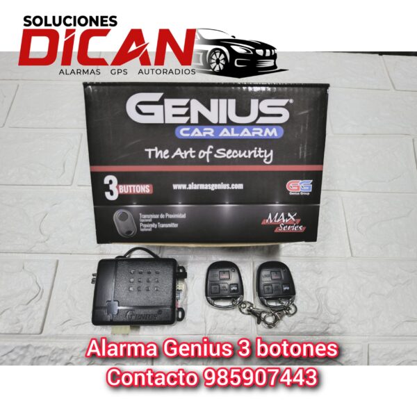 Alarma Genius 3 Botones