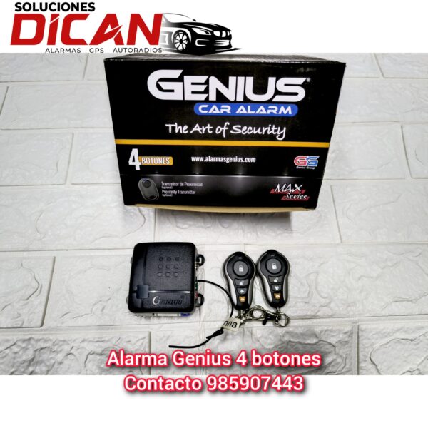 Alarma Genius 4 Botones