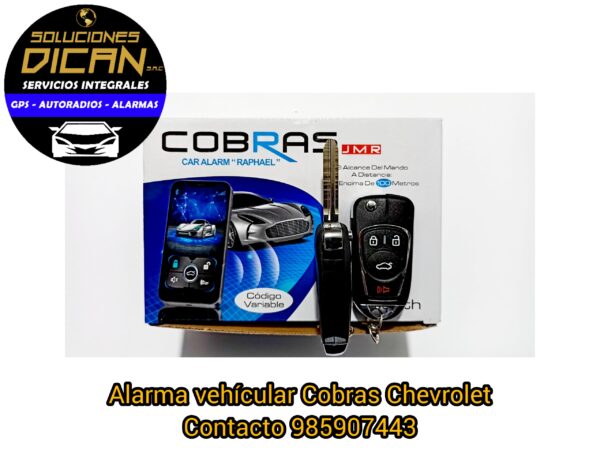 Alarma Vehícular Cobras Chevrolet