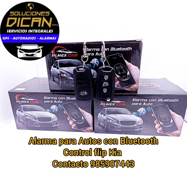 Alarma para Autos con Bluetooth Control Flip Kia