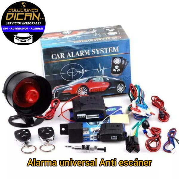 Alarma universal anti escaner