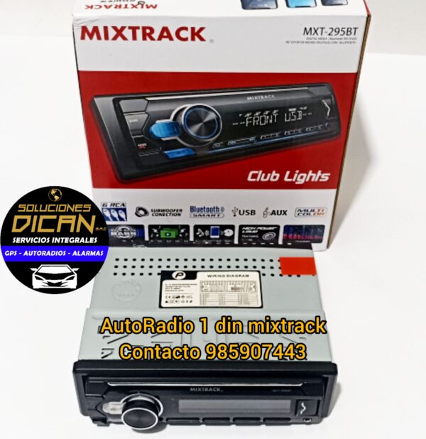 AutoRadio 1 din mixtrack