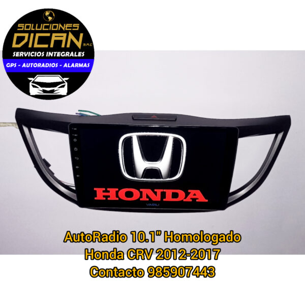 AutoRadio 10.1" homologado honda CRV 2012-2017