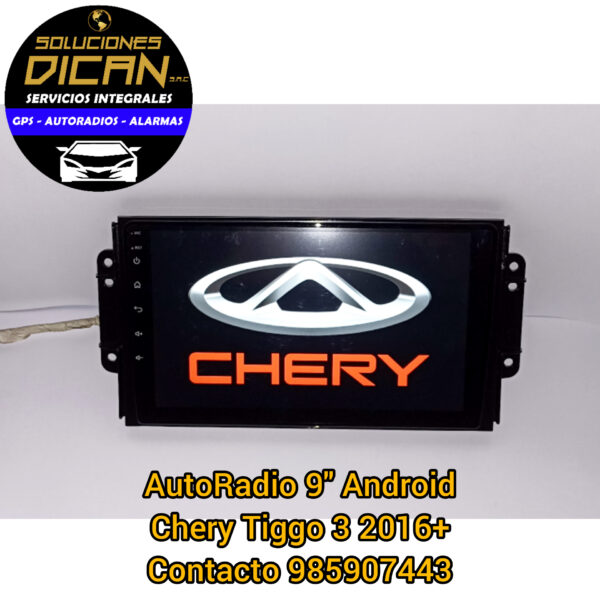 AutoRadio 9" Android Chery tiggo 3 2016+