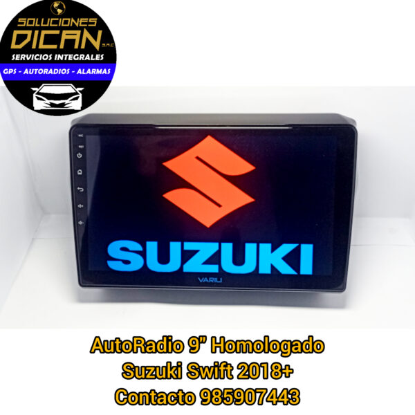 AutoRadio 9" Homologado suzuki Swift 2018+