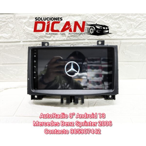 AutoRadio 9_ Android 13 Mercedes Benz Sprinter 2006