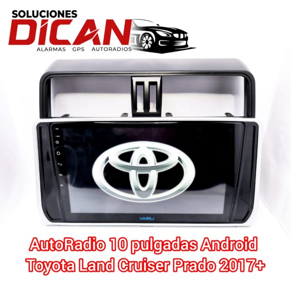 Autoradio 10 pulgadas toyota land cruiser prado 2017+