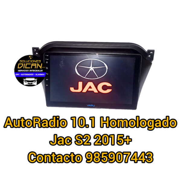 Autoradio 10.1 homologado jac s2 2015+