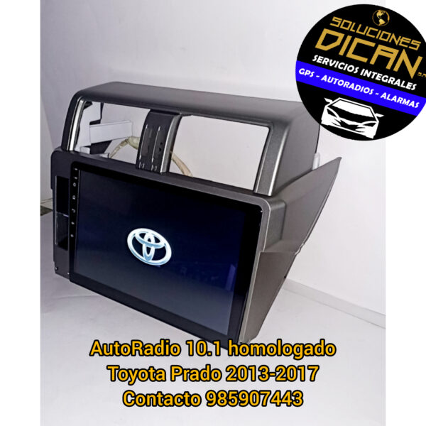 Autoradio 10.1 homologado toyota prado 2013-2017