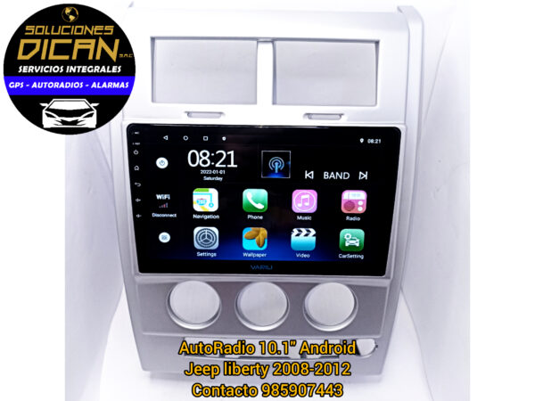 Autoradio 10.1" android jeep liberty 2008-2012