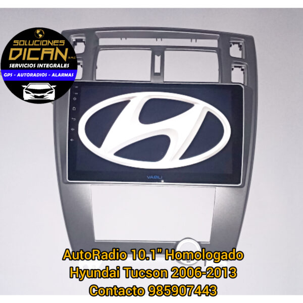 Autoradio 10.1" homologado hyundai tucson 2006-2013