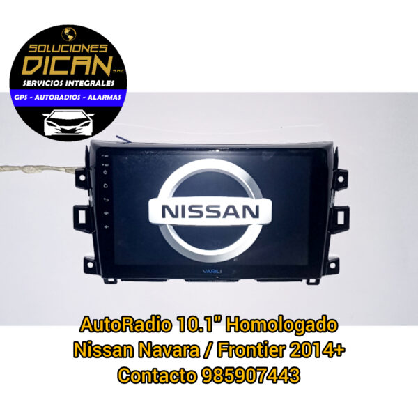 Autoradio 10.1" homologado nissan navara/frontier 2014+