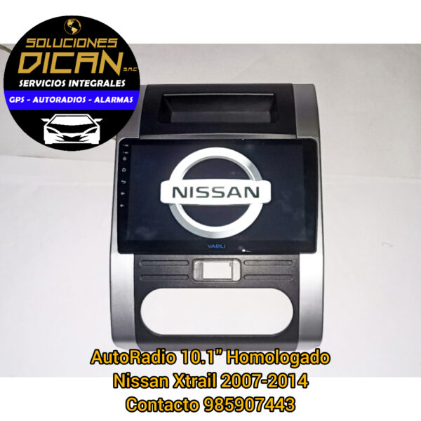 Autoradio 10.1" homologado nissan xtrail 2007-2014