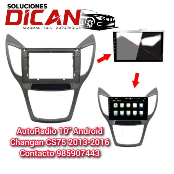 Autoradio 10" android changan CS75 2013-2016