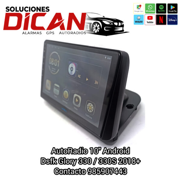 Autoradio 10" android dsfk glory 330 / 330S 2018+