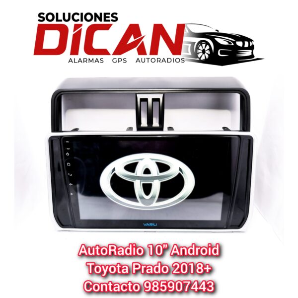 Autoradio 10" android toyota prado 2018+