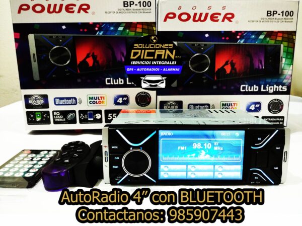 Autoradio 4" con bluetooth