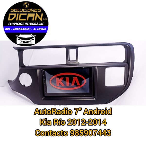 Autoradio 7" android kia rio 2012-2014