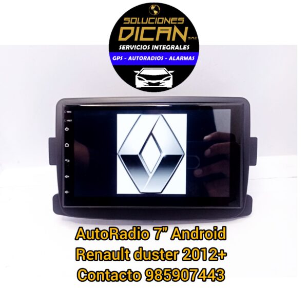 Autoradio 7" android renault duster 2012+