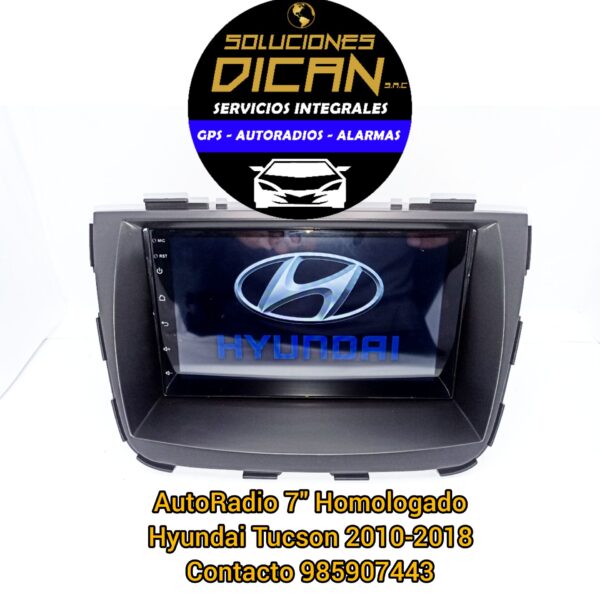 Autoradio 7" homologado hyundai tucson 2010-2018