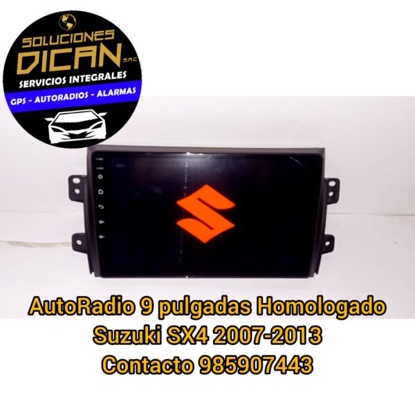 Autoradio 9 pulgadas homologado suzuki sx4 2007.2013