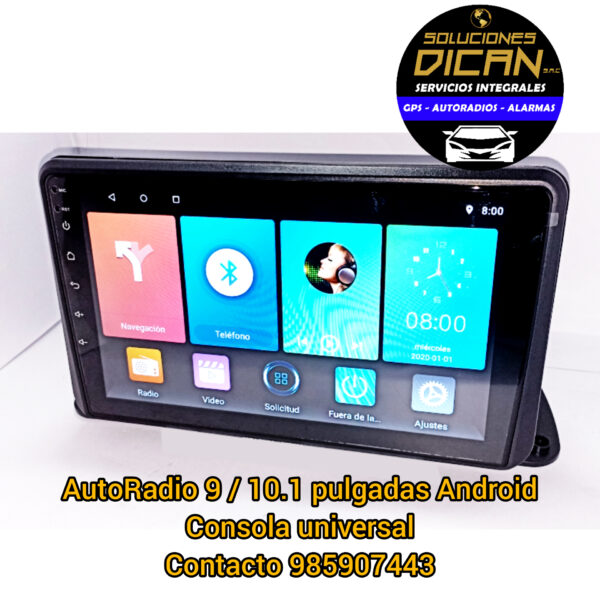 AutoRadio 9"/10.1" Android Consola universal