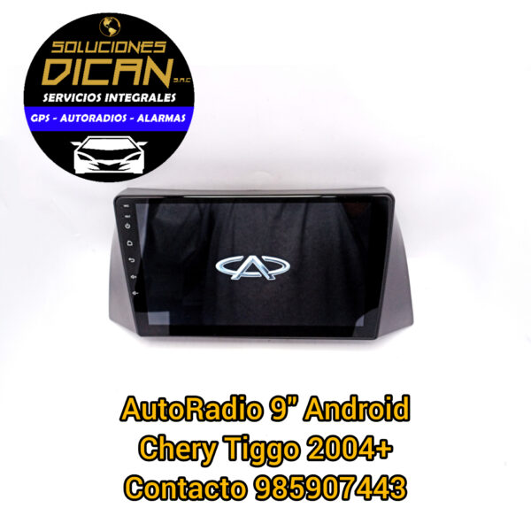 Autoradio 9" Android Chery tiggo 2004+