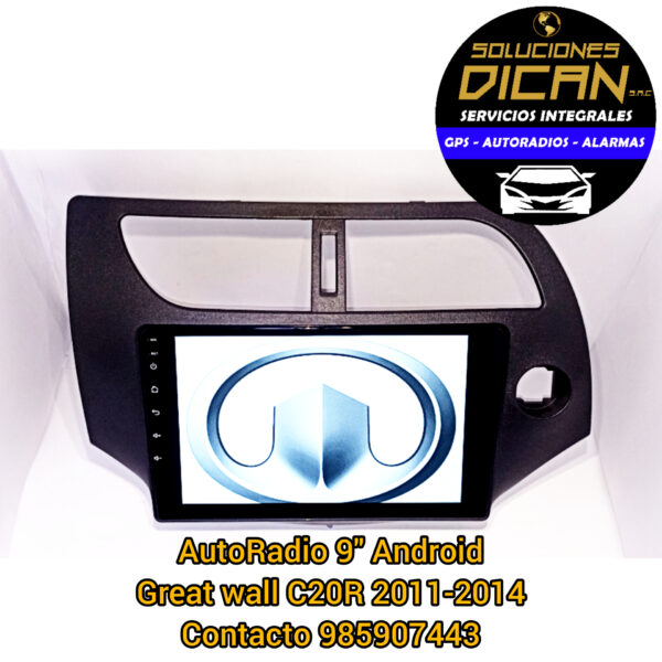 Autoradio 9" android Great Wall C20R 2011-2014