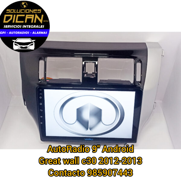 Autoradio 9" android Great Wall c30 2012-2013