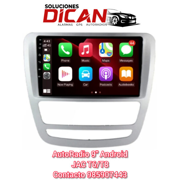 Autoradio 9" android JAC t6/t8