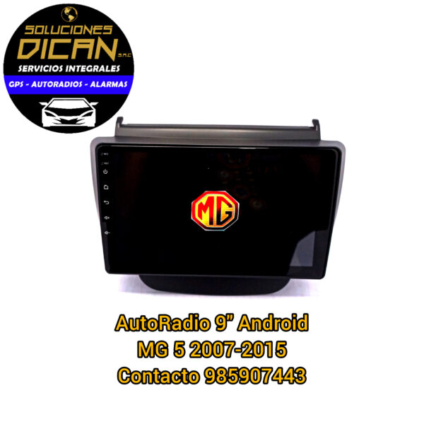 Autoradio 9" android MG5 2007-2015