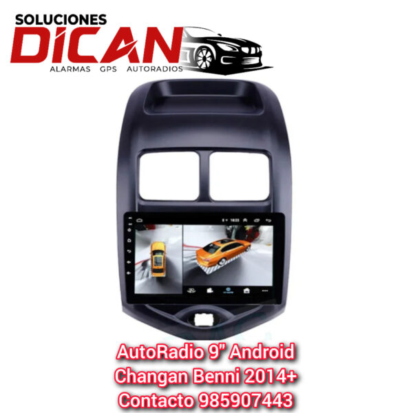 Autoradio 9" android changan benni 2014+