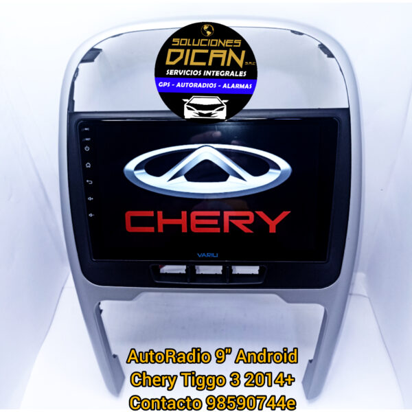 Autoradio 9" android chery tiggo 3 2014+