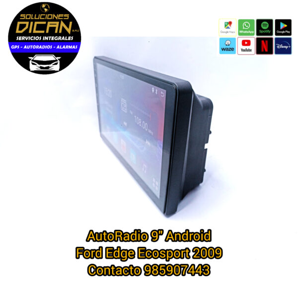 Autoradio 9" android ford edge exosport 2009