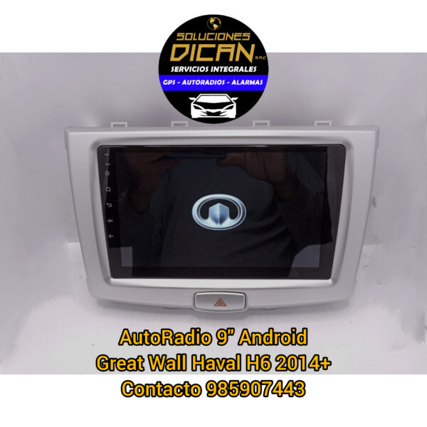 Autoradio 9" android great wall haval h6 2014+