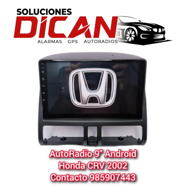 Autoradio 9" android honda crv 2002