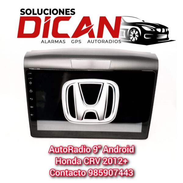 Autoradio 9" android honda crv 2012+