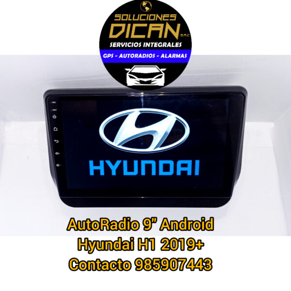 Autoradio 9" android hyundai h1 2019+