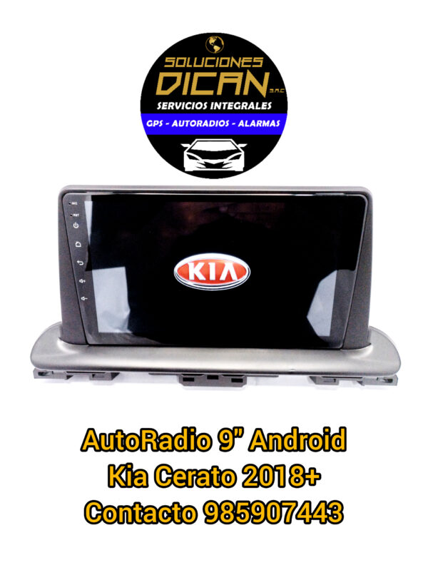 Autoradio 9" android kia cerato 2018+