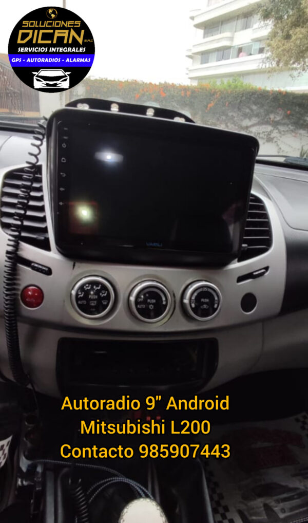 Autoradio 9" android mitsubishi L200