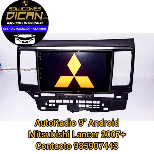 Autoradio 9" android mitsubishi lancer 2007+