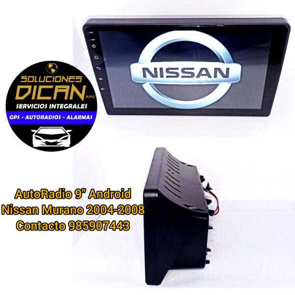 Autoradio 9" android nissan murano 2004-2008