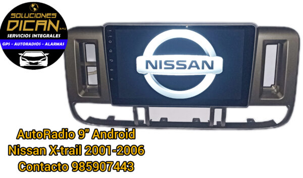 Autoradio 9" android nissan xtrail 2001-2006