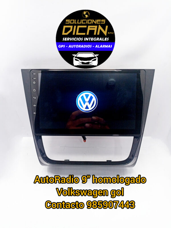 Autoradio 9" homologado volkswagen gol