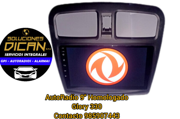 Autoradio 9" homologado glory 330