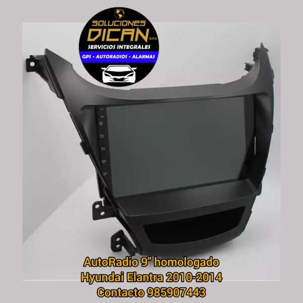 Autoradio homologado hyundai elantra 2014+