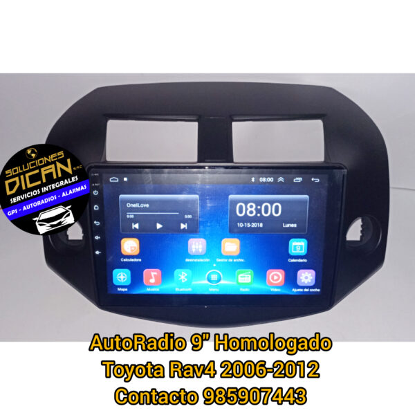 Autoradio 9" homologado toyota rav4 2006-2012