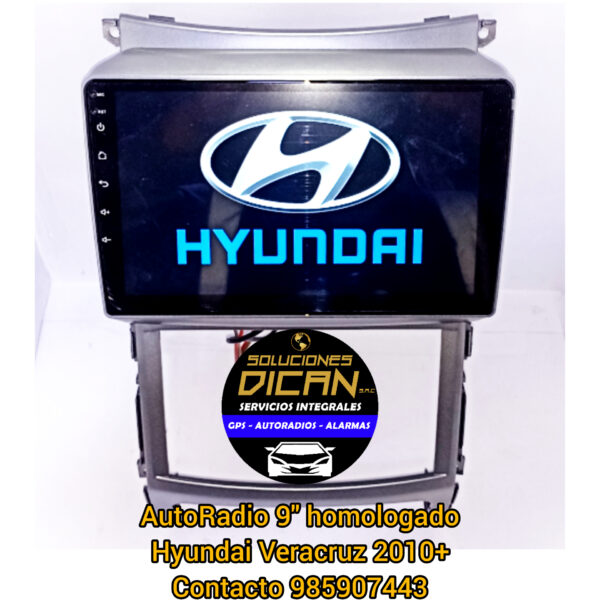 Autoradio 9" hyundai veracruz 2010+