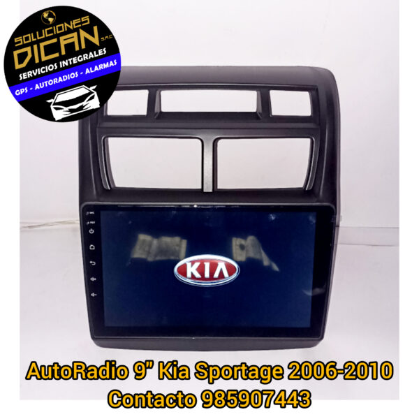 Autoradio 9" kia sportage 2006-2010