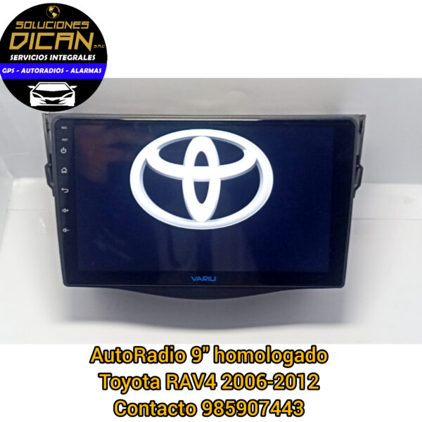 Autoradio 9"homologado toyota rav 4 2006-2012